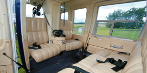 Bell Long Ranger cabin for Houston charter
