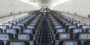 Boeing 737-200 cabin for Houston charter