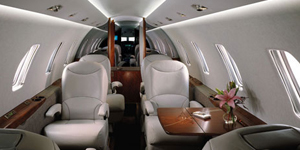 Cessna Citation Excel / XLS view for Houston charter