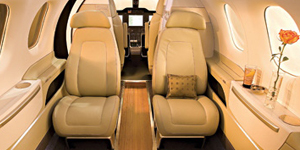 Embraer Phenom 100 view for Houston charter