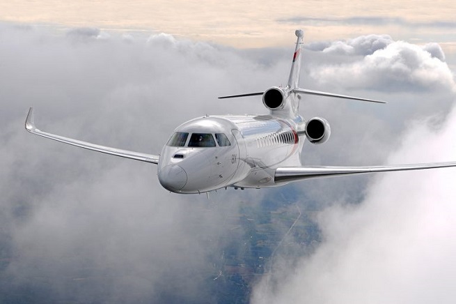 Dassault Falcon 8x long range jet private aircraft for Houston charter