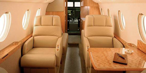 Gulfstream G100 / G150 / IAI Astra SPX cabin for Houston charter