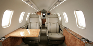 Learjet 45 view for Houston charter