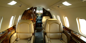 Learjet 60 view for Houston charter