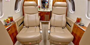 Learjet 40 view for Houston charter