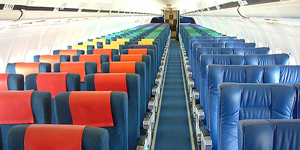 McDonnell Douglas MD-83 cabin for Houston charter