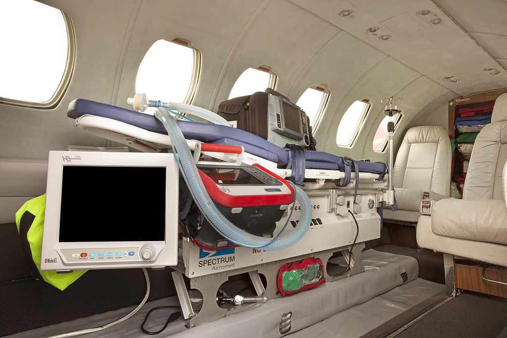 Medical charter and air ambulance plane serving Houston, Texas