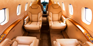 Piaggio Avanti view for Houston charter