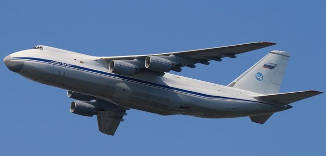 Antonov An-124 Ruslan cargo aircraft private aircraft for Houston charter