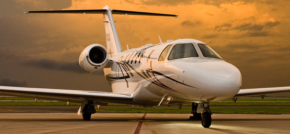 Cessna Citation CJ4 cabin for Houston charter