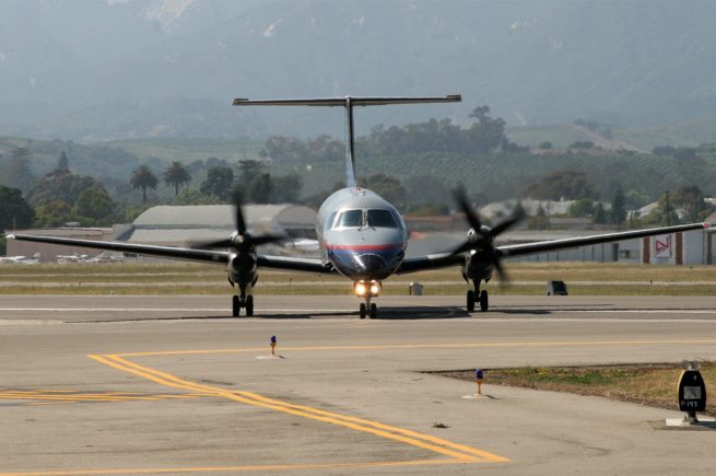 Embraer EMB-120 Brasilia view for Houston charter