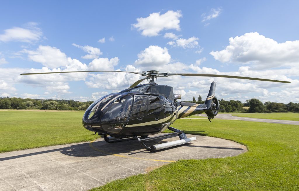 Eurocopter helicopter private aircraft for Houston charter
