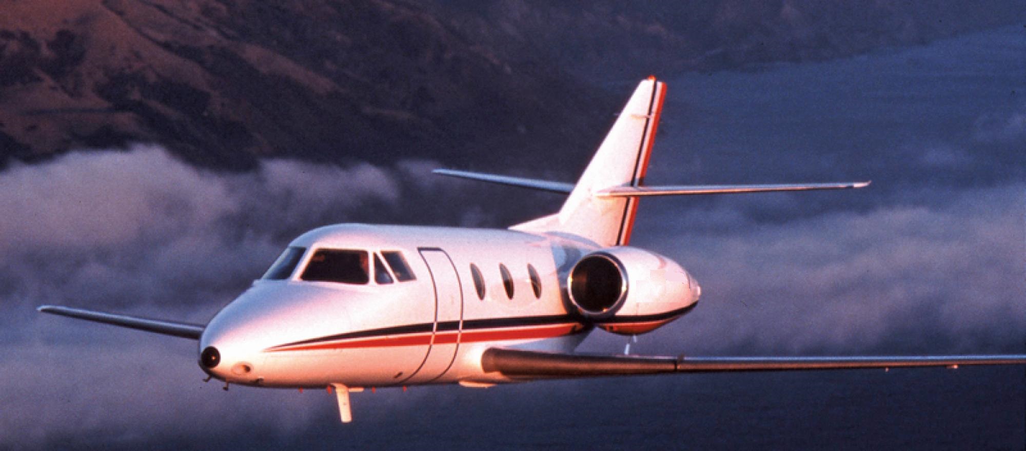 Falcon 10 light jet private aircraft for Houston charter