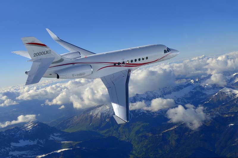 Houston Dassault Falcon 2000LXS Charter