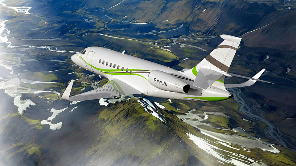 Houston Dassault Falcon 2000S Charter