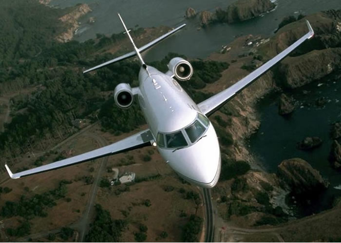 Gulfstream G200 cabin for Houston charter