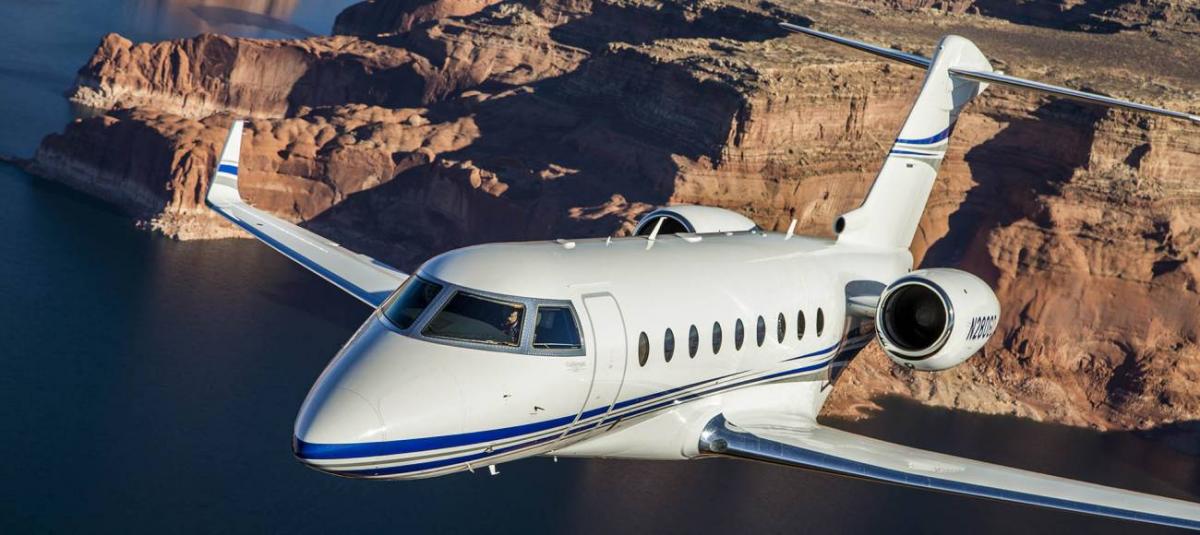 Gulfstream G280 cabin for Houston charter