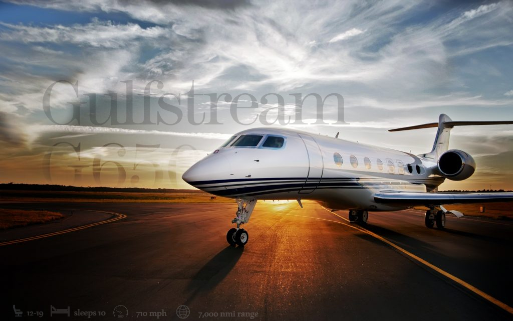 Gulfstream G650 / G6 long range jet private aircraft for Houston charter