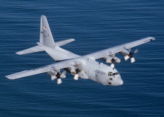 Lockheed C-130 Hercules cargo aircraft private aircraft for Houston charter