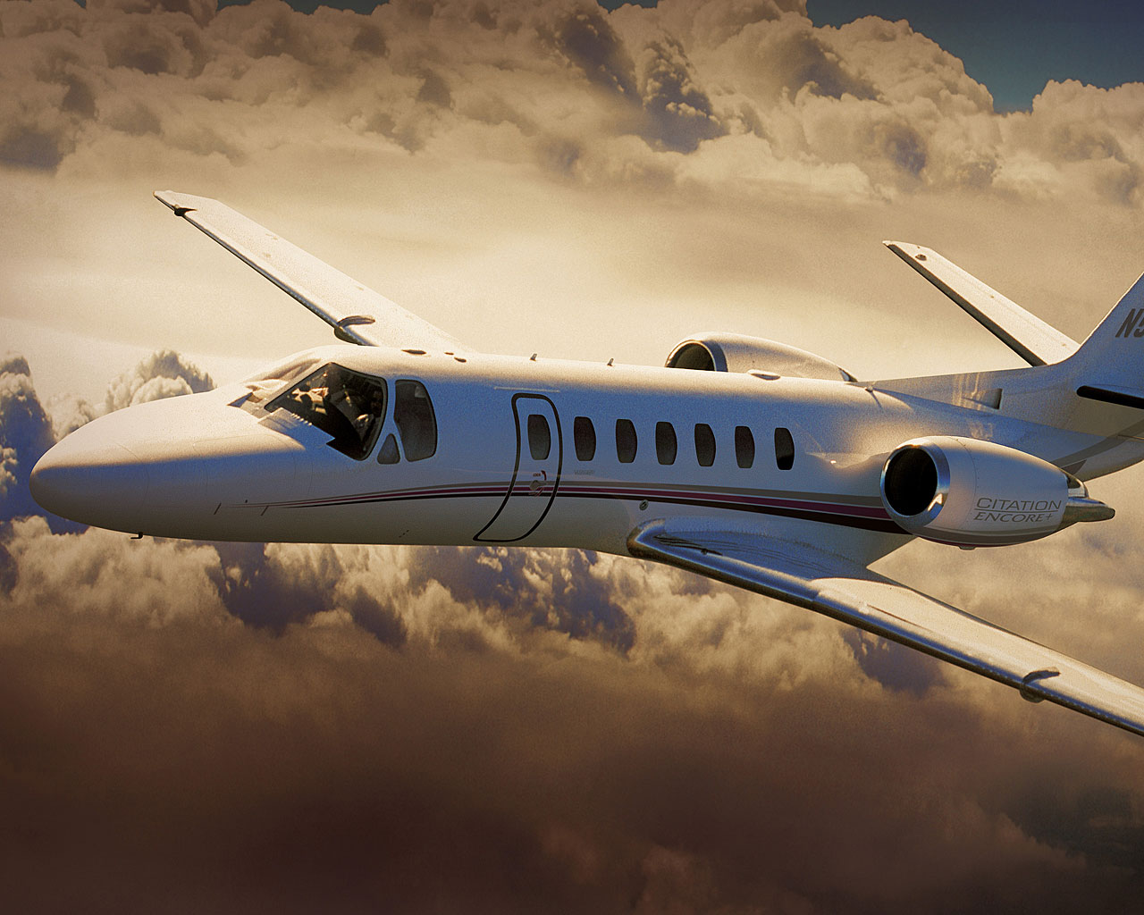 Cessna Citation Encore view for Houston charter