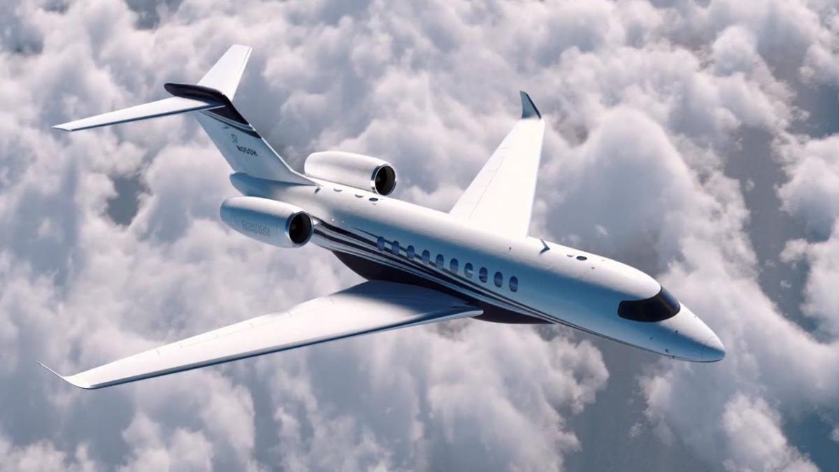 Cessna Citation Hemisphere cabin for Houston charter
