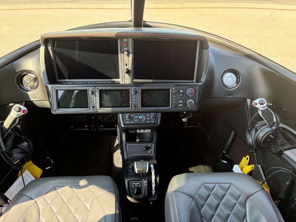 Cirrus Vision Jet SF50 view for Houston charter