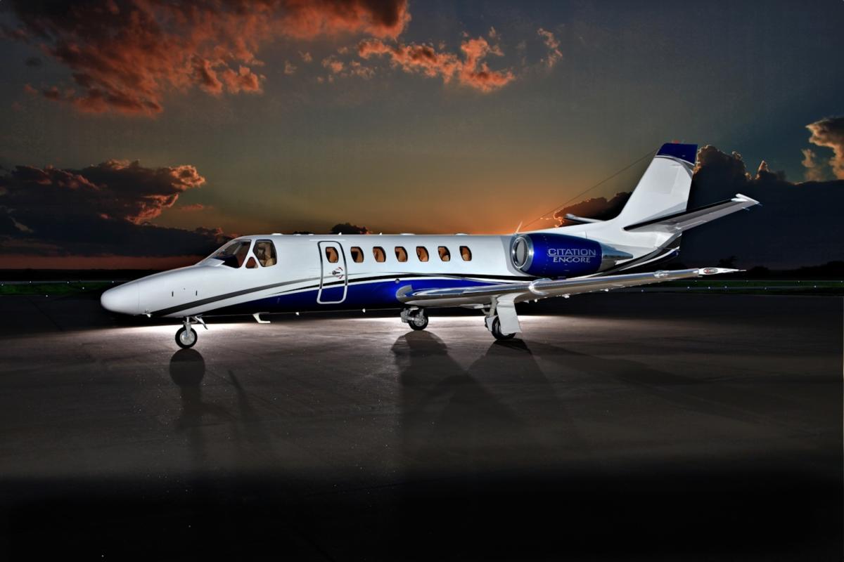 Cessna Citation Encore cabin for Houston charter