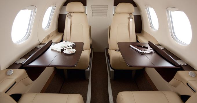 Embraer Phenom 100 view for Houston charter