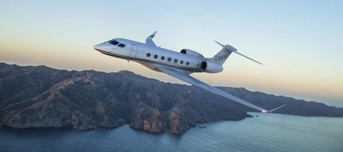 Gulfstream G600 cabin for Houston charter