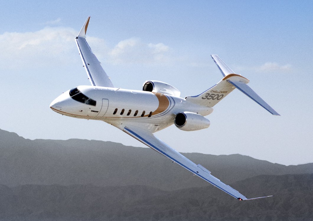 Houston Bombardier Challenger 3500 Charter